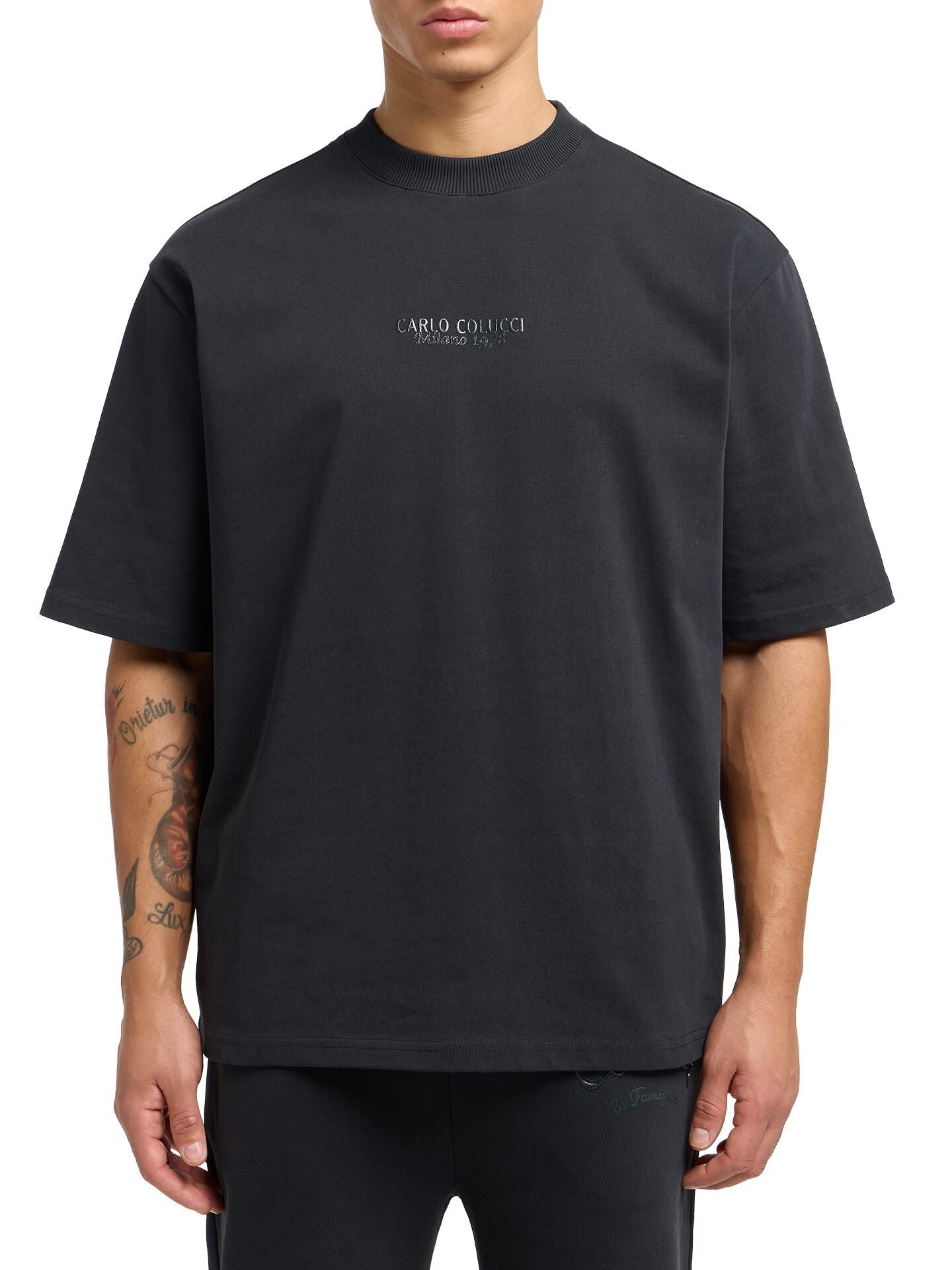 (40) Carlo Colucci T Shirt unisex schwarz