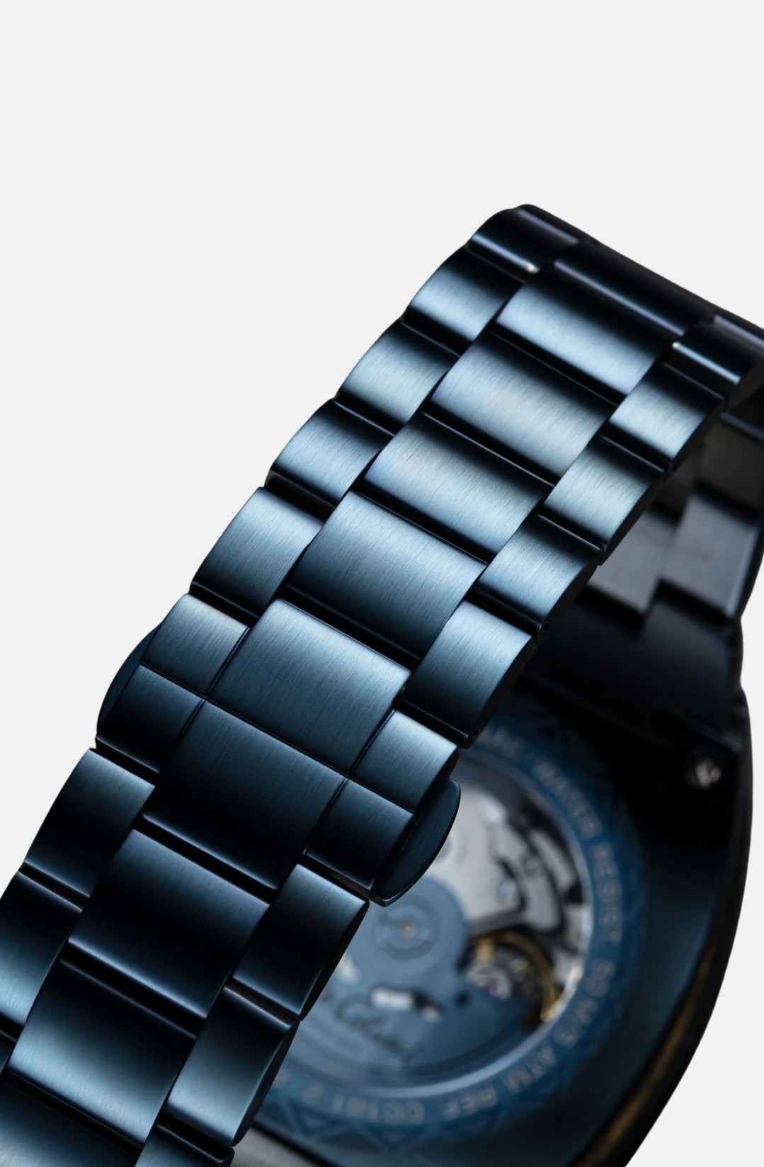 Nr6 Carlo Colucci Armbanduhr navyblau gelb Metallarmband + 2 Jahre Herstellergarantie