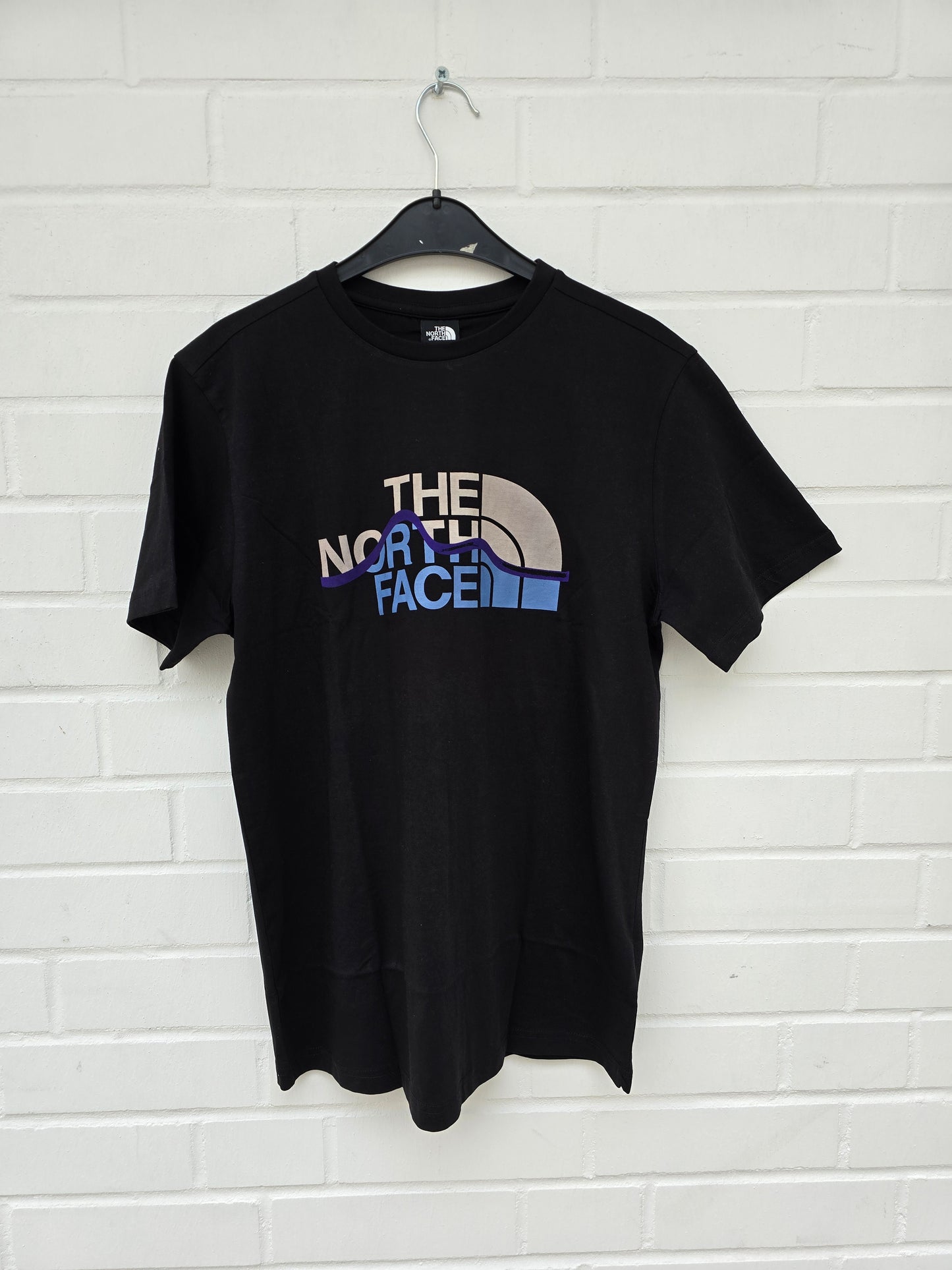 (78+92) The North Face Tshirt schwarz beige