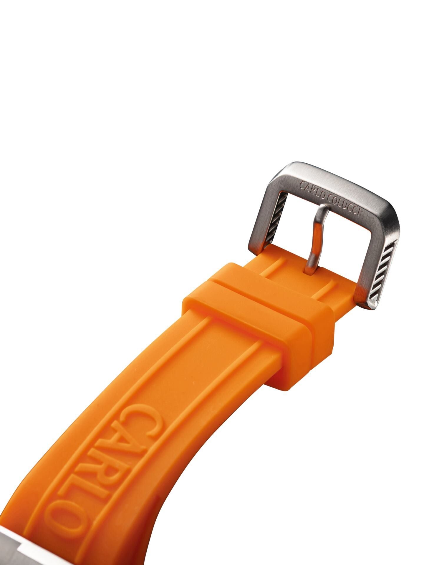 Nr19 Caro Colucci Armbanduhr orange silber Hersteller Garantie 2 Jahre