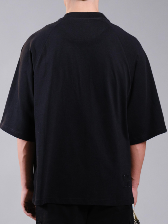 (14+223) Alessandro Magno Core Sehr Oversize Tshirt schwarz