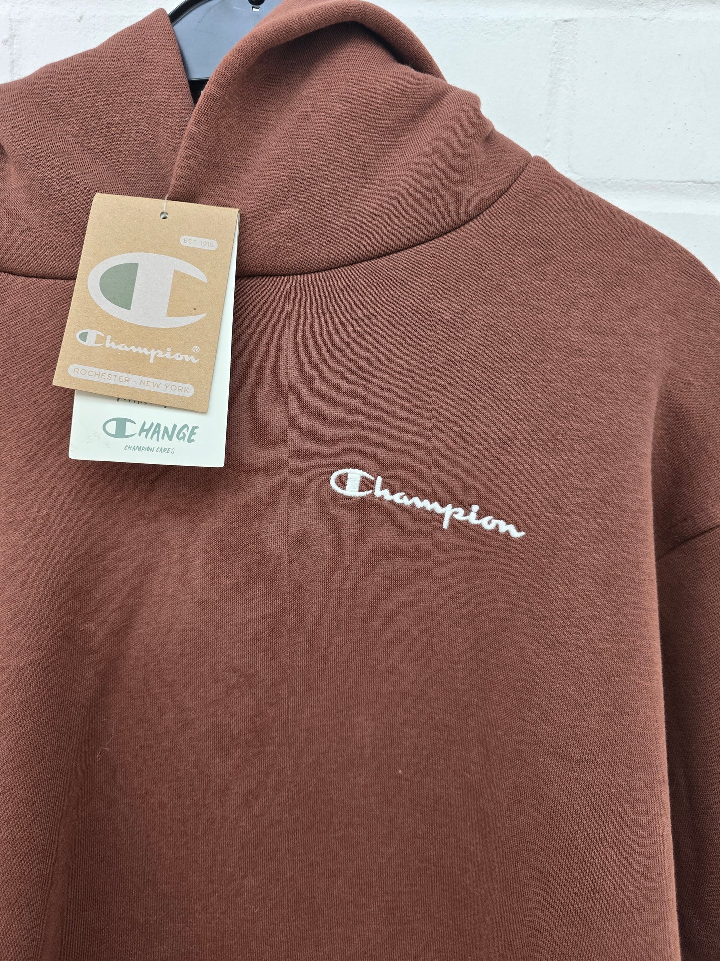 (Stange2) Champion Hoodie braun S/M