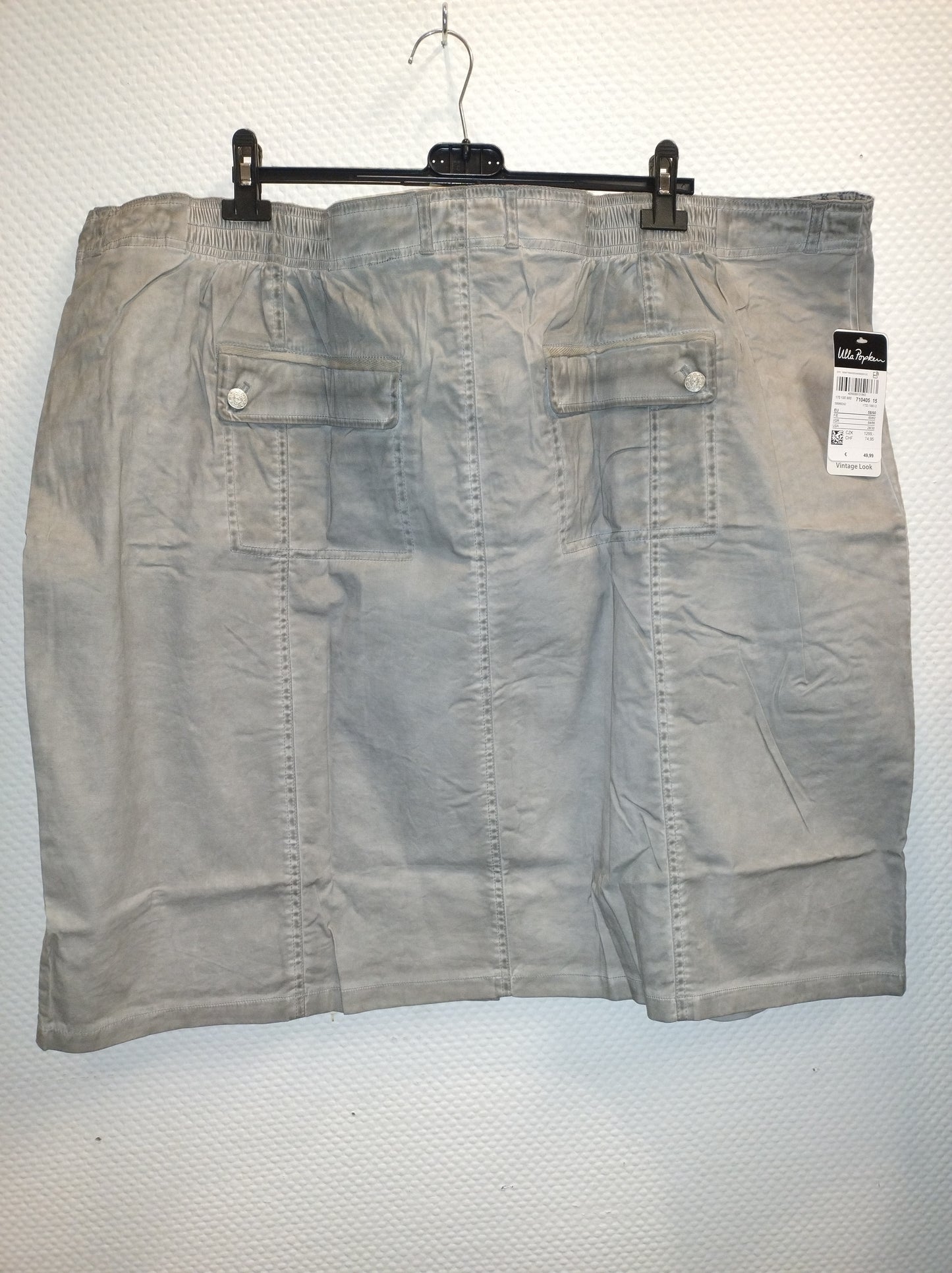(39) Ulla Popken Rock grau 710405 15