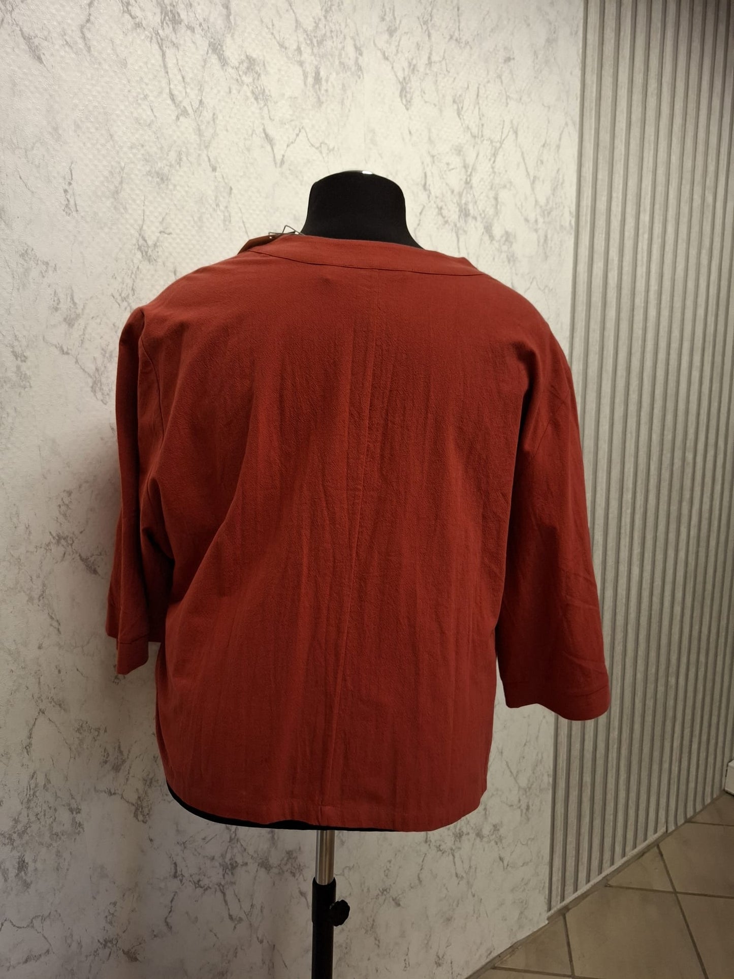 (U1) Ulla Popken Kimono Terrakotta 804152 676