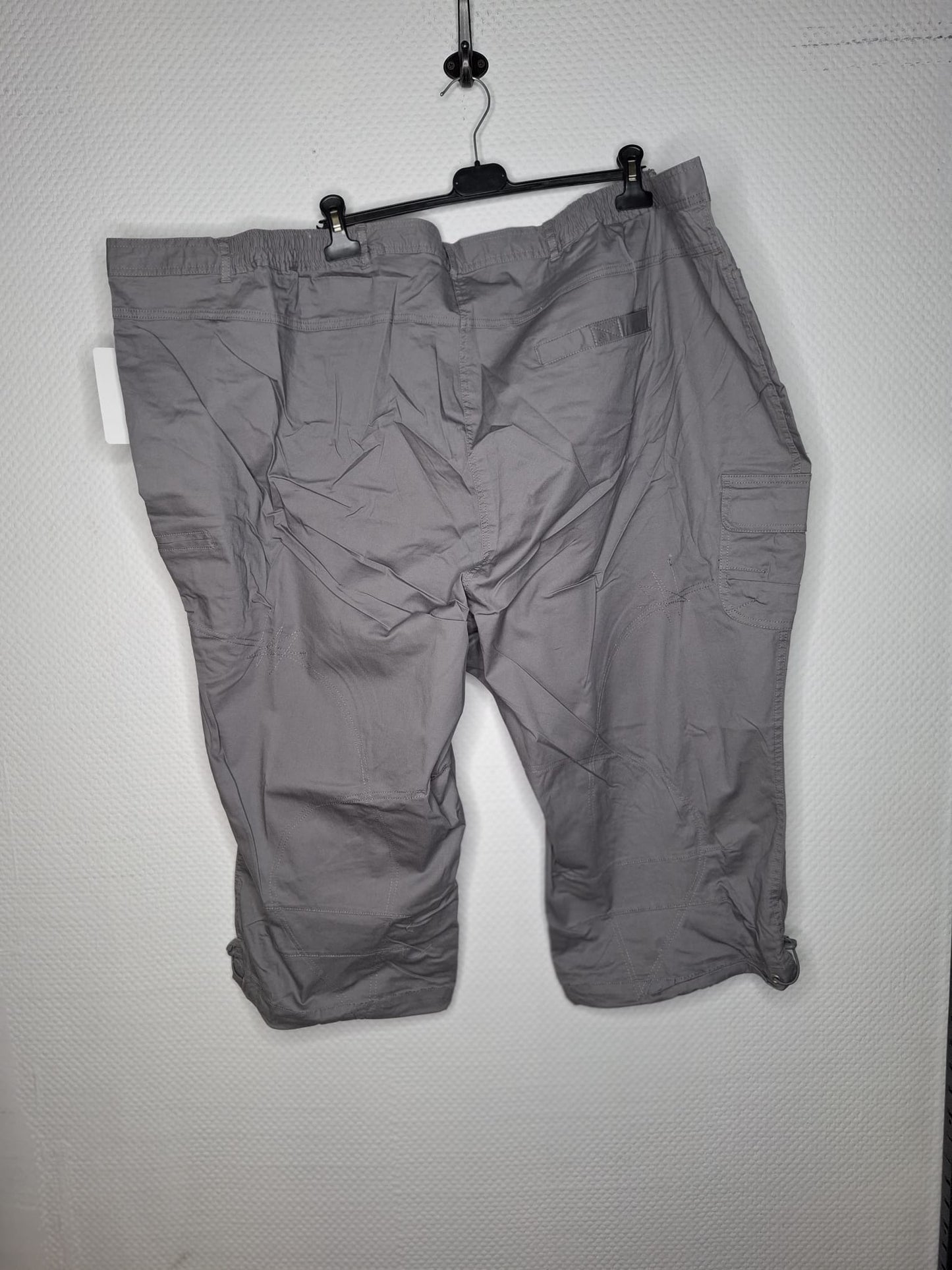 (U21) Ulla Popken Capri Hose grau 667042 12