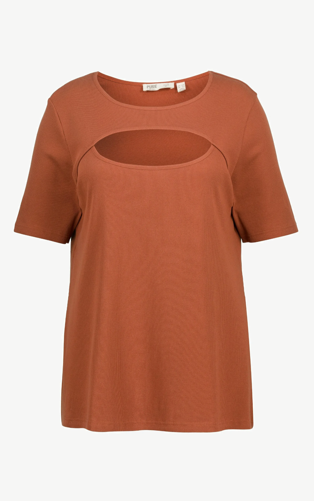 (U11) Ulla popken T-Shirt braun 806926 323