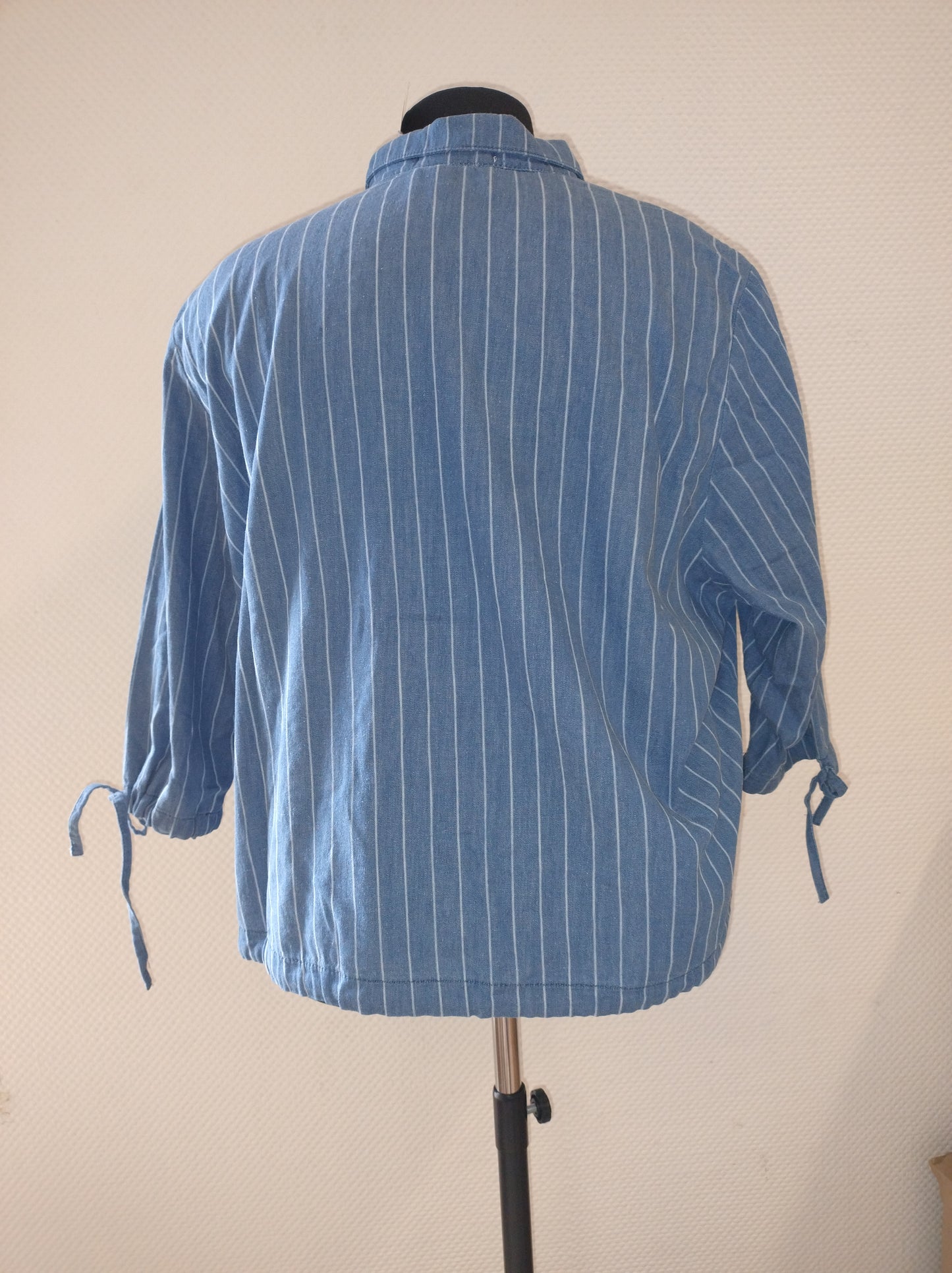 (U31) Ulla Popken Hemd Blau 803058 902