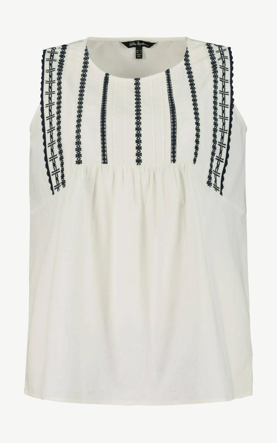 (U33)Ulla Popken Bluse Weiß 794057 200
