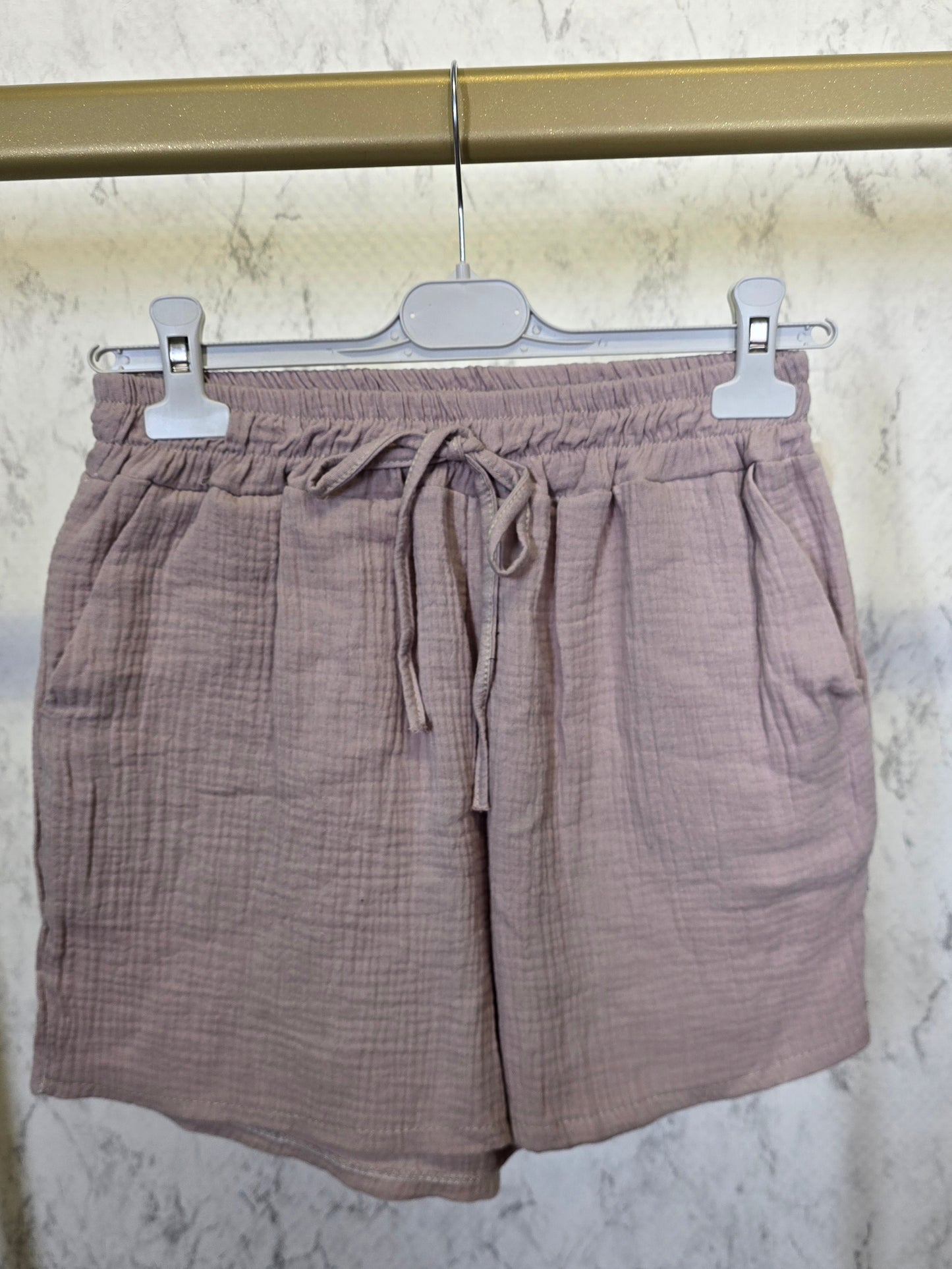 Short Musselin Sommer luftig
