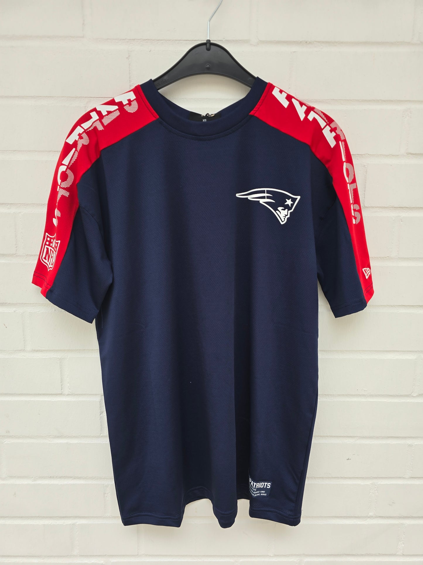 (59) NFL Trikot Tshirt navyblau rot XS-S