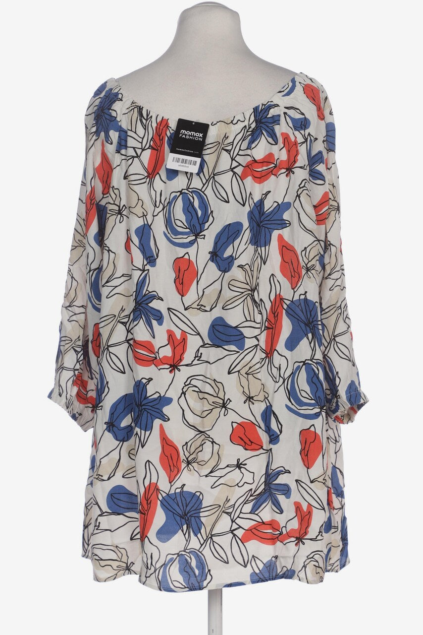 (U31) Ulla Popken Bluse weiß/blau/rot 791381 200
