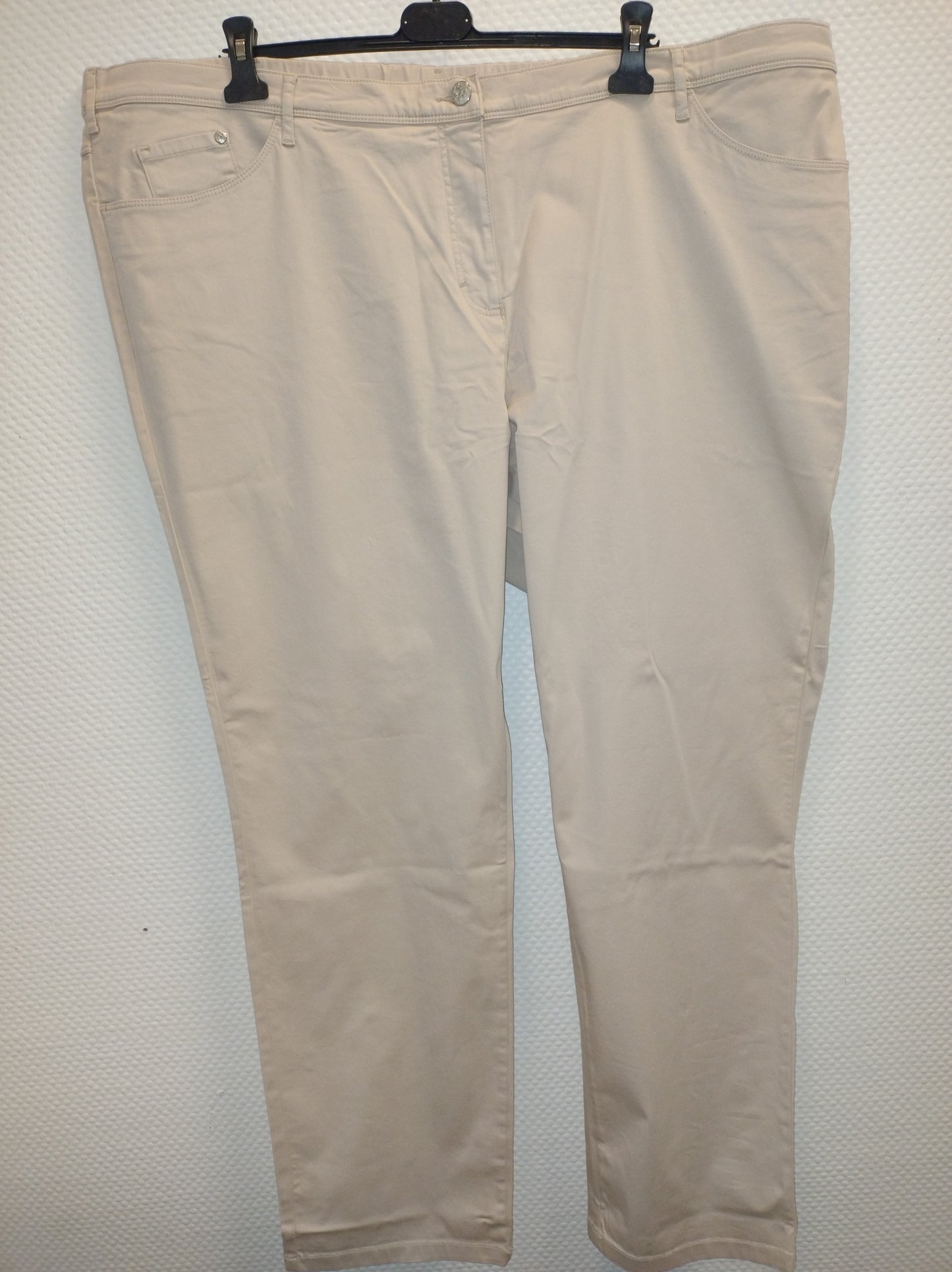 (U3) Ulla Popken Hose beige 802961 150