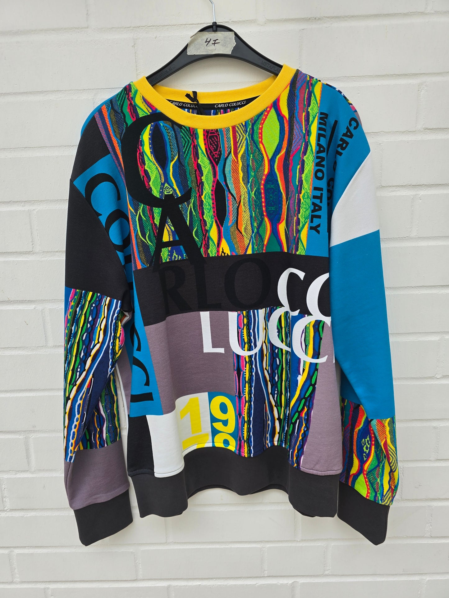 (45) Carlo Colucci Pullover Sweatshirt bunt