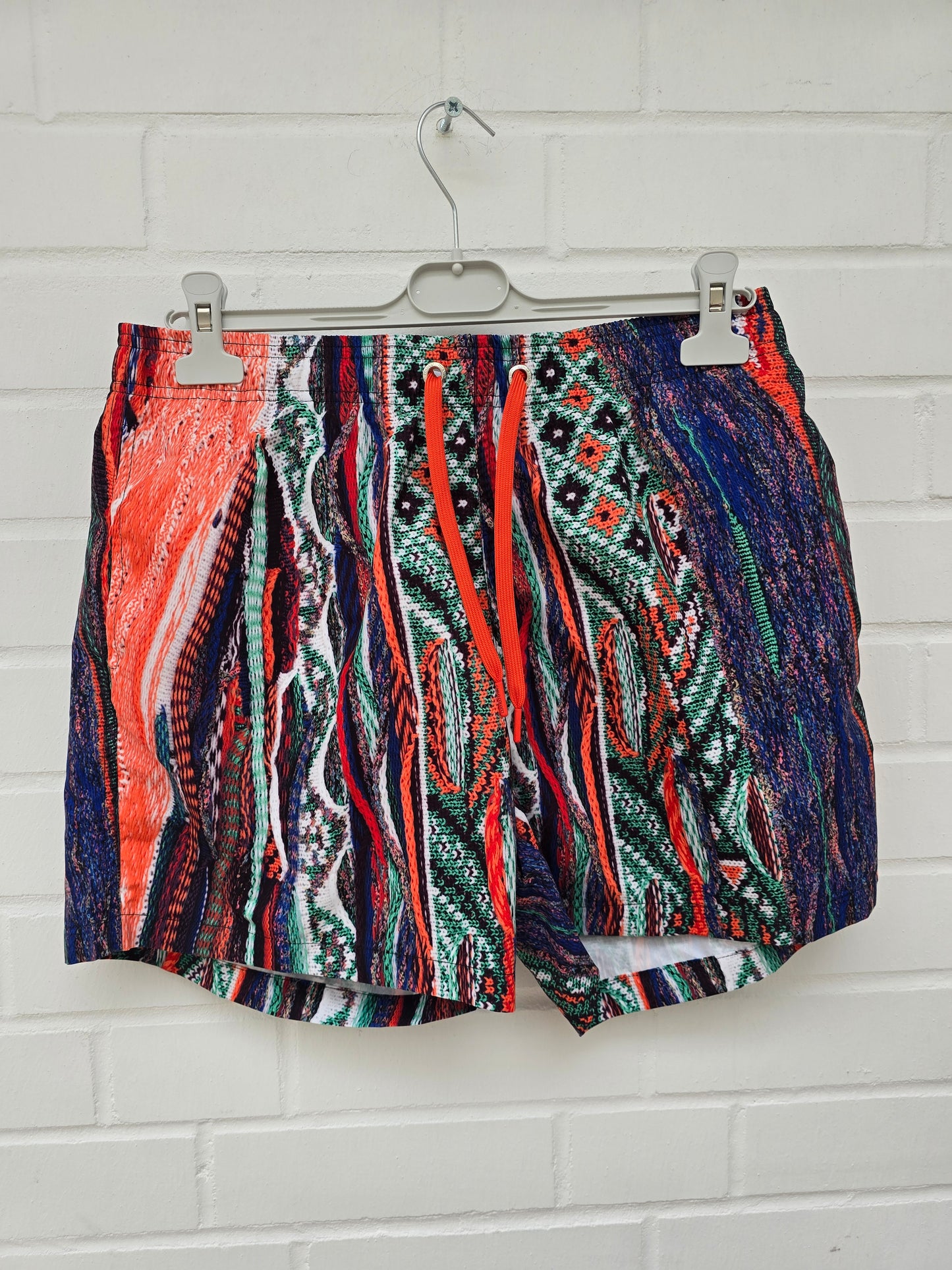 (76) Carlo Colucci Sommer Anzug Satin Hemd + Badeshort