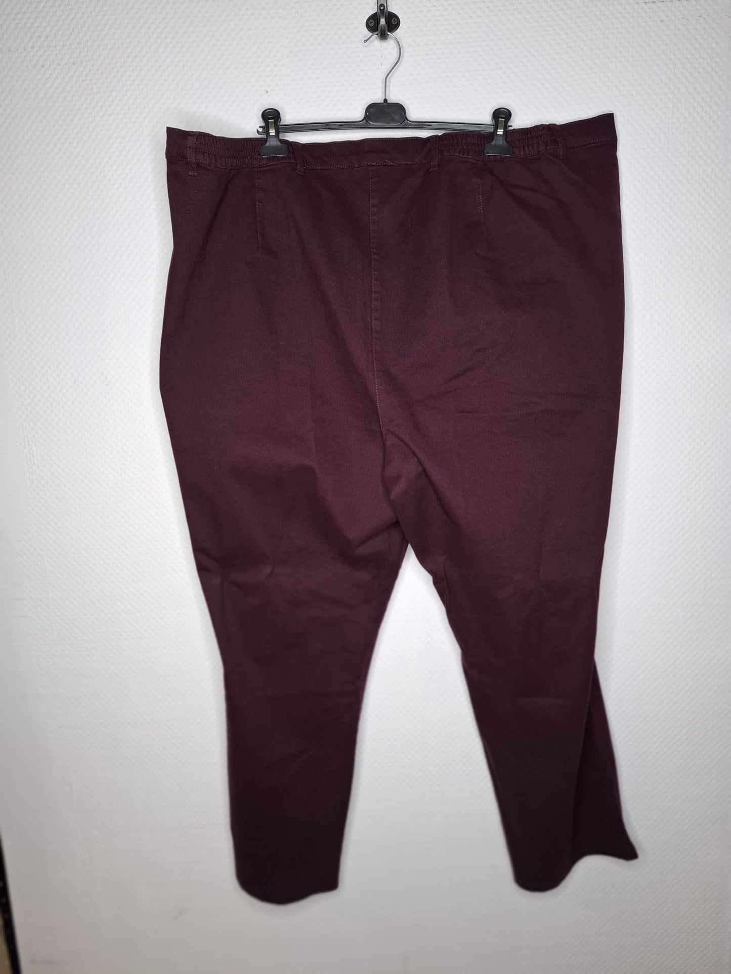 (U17) Ulla Popken Hose dunkel lila 624655 88