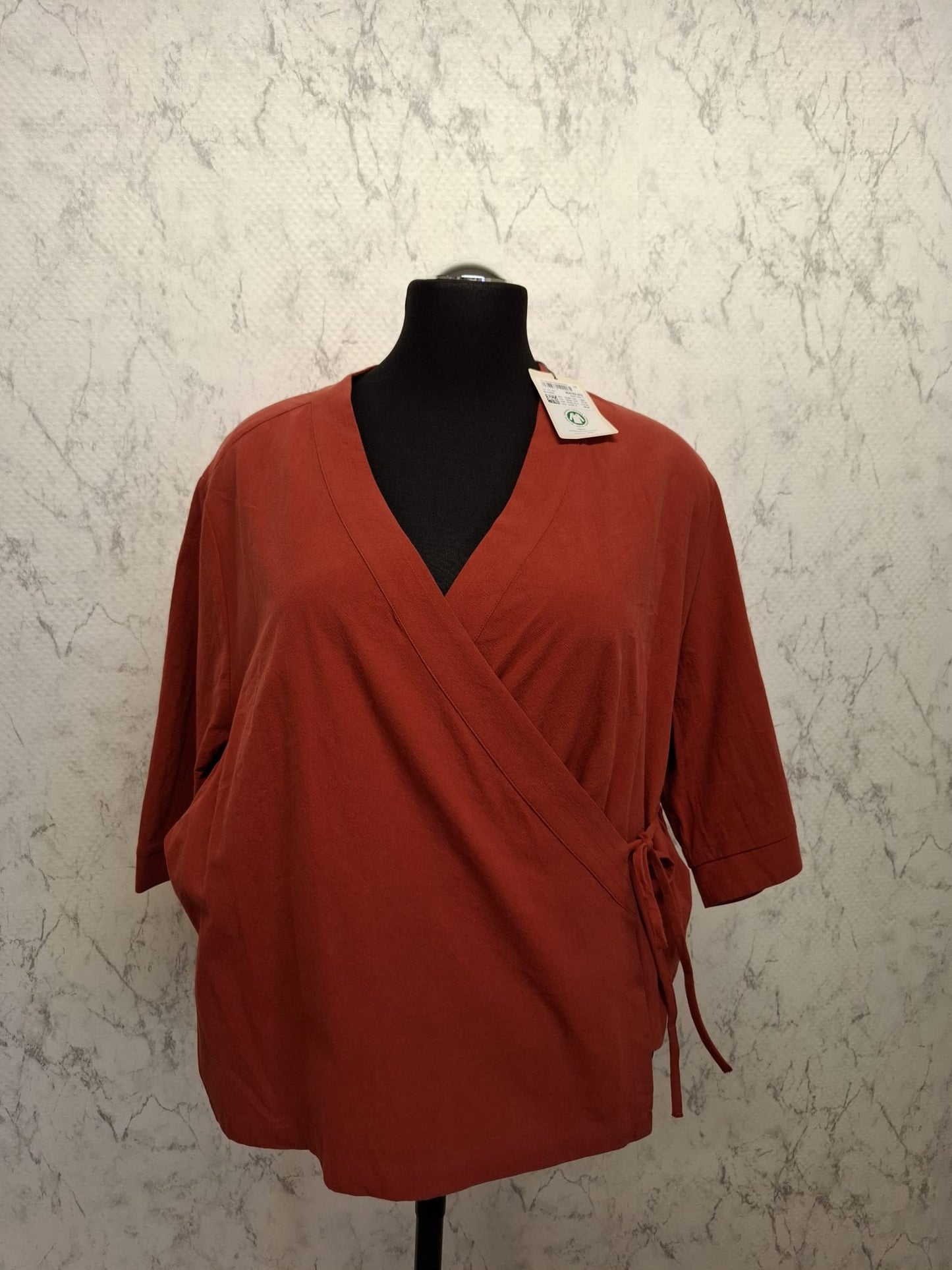 (U1) Ulla Popken Kimono Terrakotta 804152 676