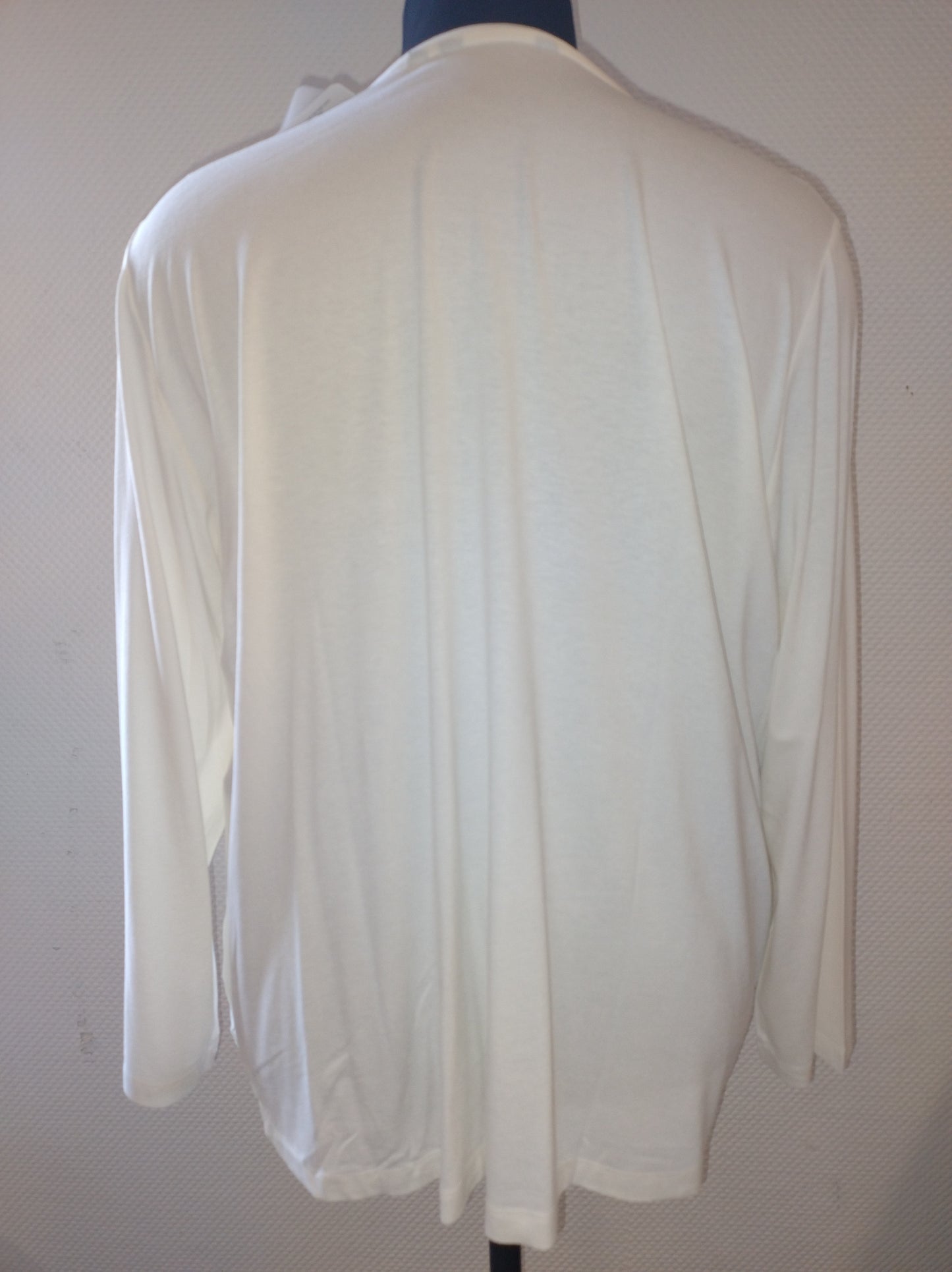 (U29) Ulla Popken Langarmshirt Weiß 812412 200