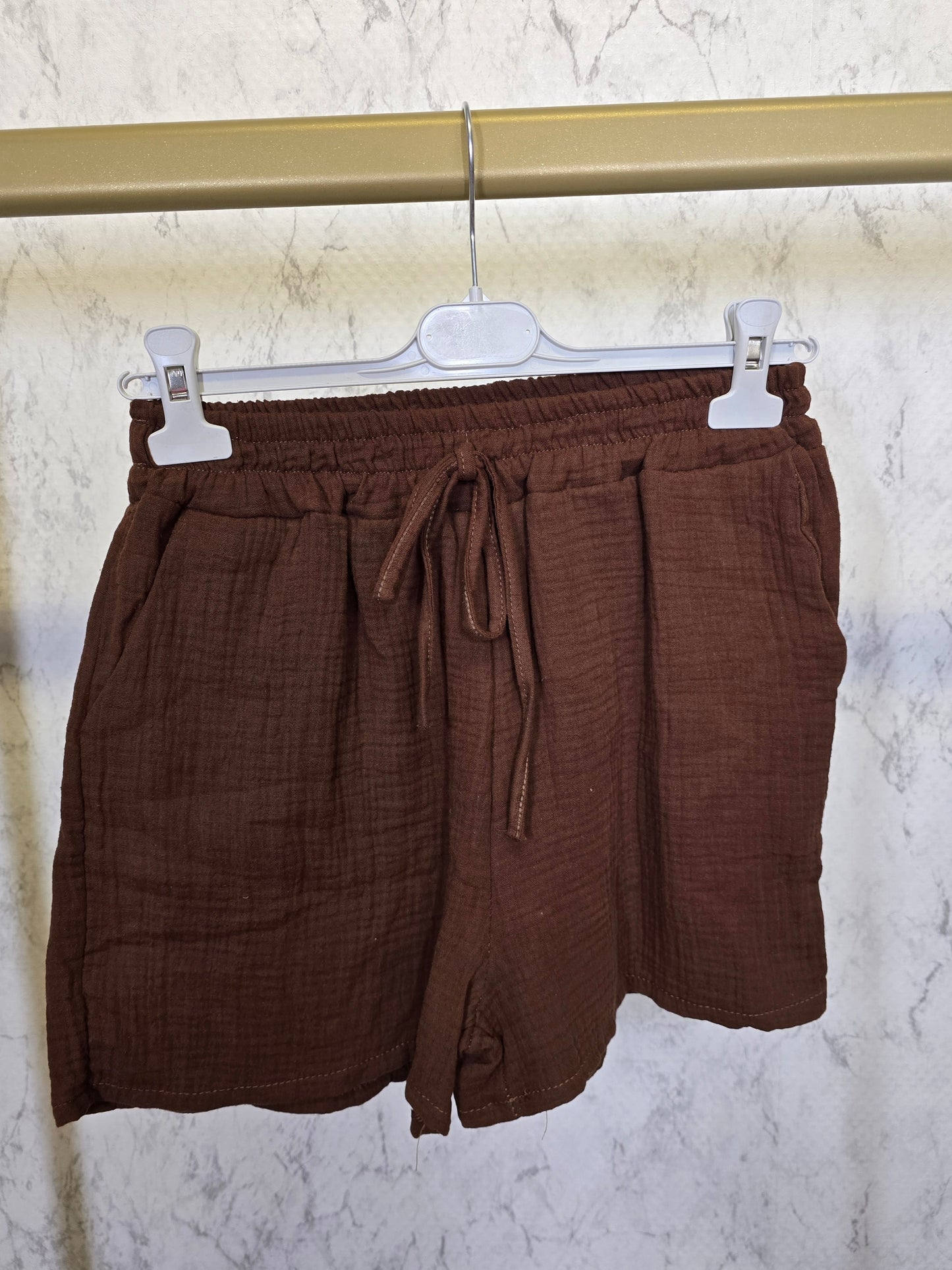 Short Musselin Sommer luftig