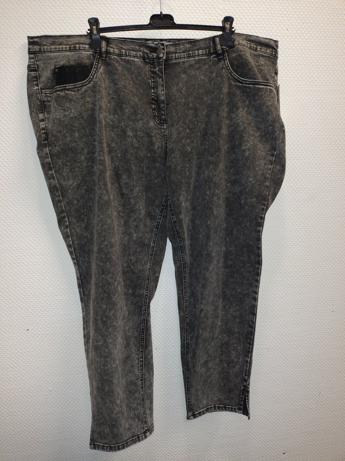 (U3) Ulla Popken Jeans Dunkel grau 727464 91