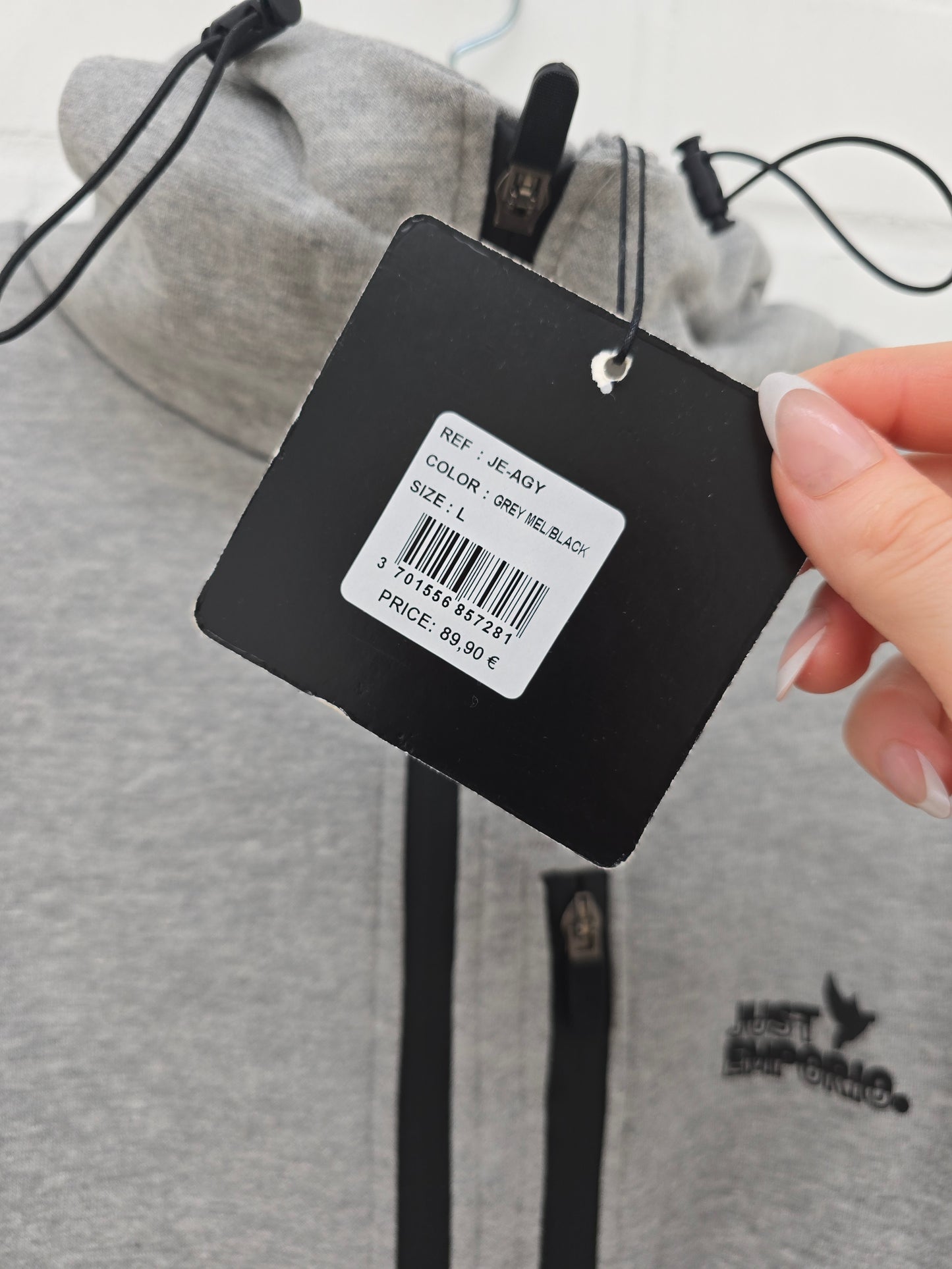(Stange2) Just Emporio Hoodie unisex grau Gr L