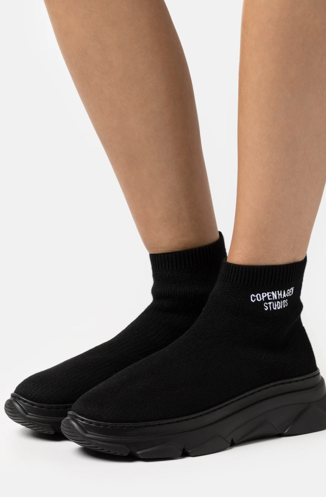 COPENHAGEN Sneaker Gr 39 schwarz Socke Schuhe