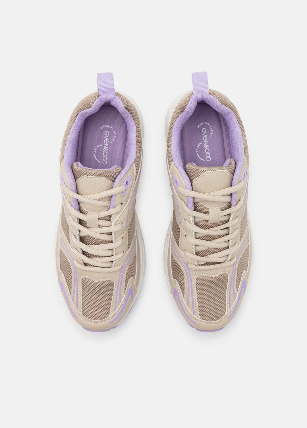 EVEN & ODD Sneaker Gr 36 beige lila