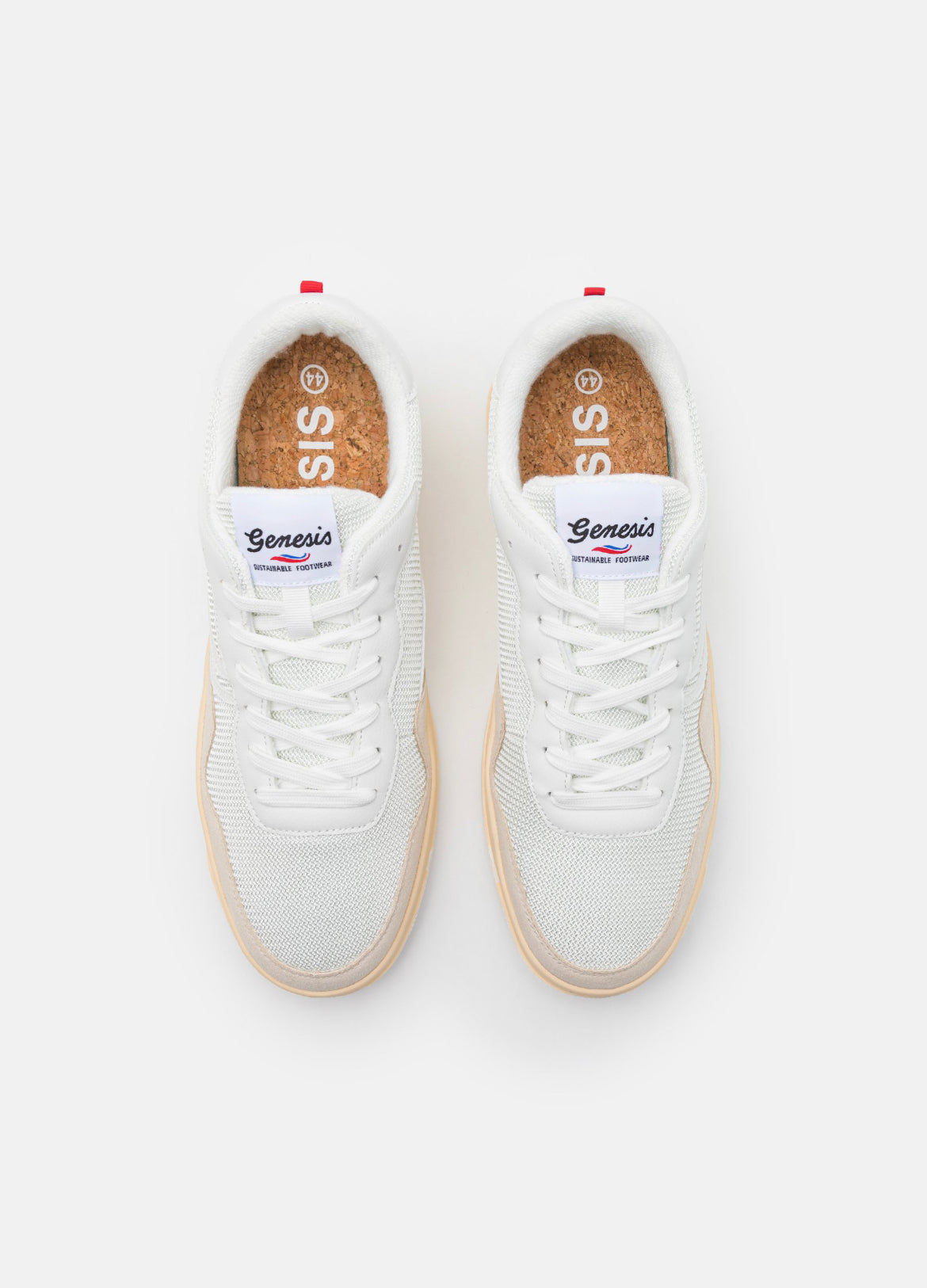 GENESIS Sneaker Gr 42 unisex Weiß/Beige