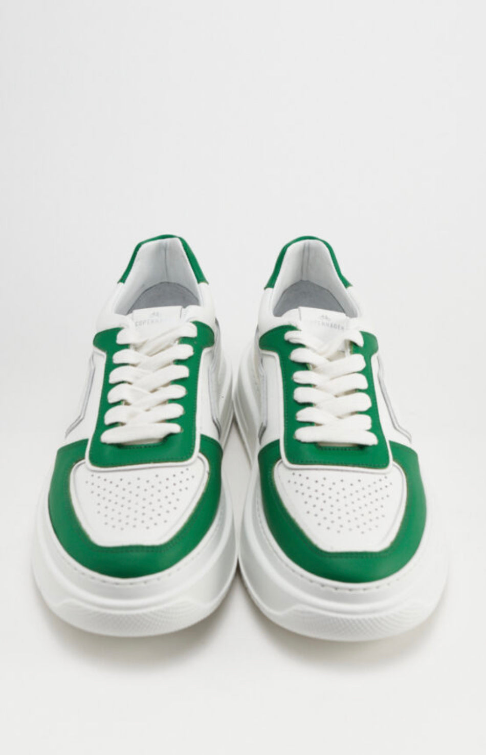 COPENHAGEN Sneaker Gr 42 Herren Weiß/Grün