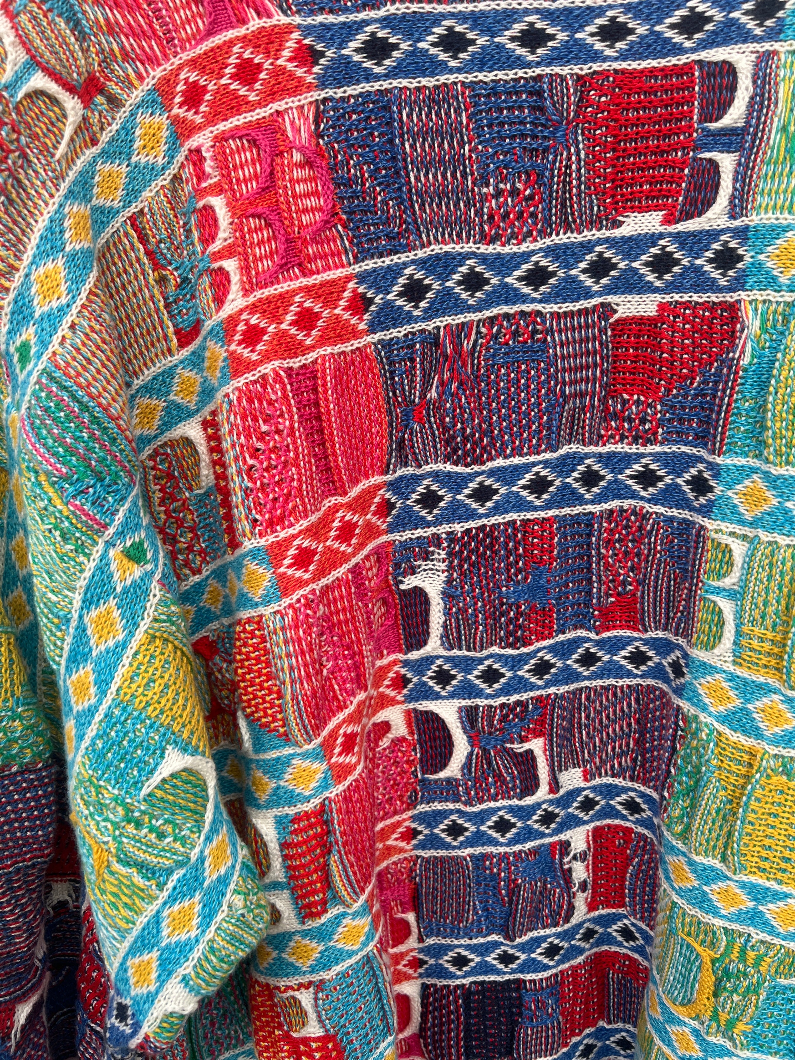 Carlo Colucci 3D Strickpullover Pullover bunt C7904 COL 591