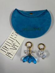 TIMELESS PEARLY Ohrringe Perlen weiß blau gold