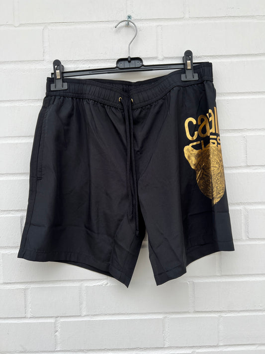 Badehose schwarz gold Gr. M