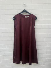 Vero Moda Aware Kurzes Kleid mit Taschen Bordeaux GrM