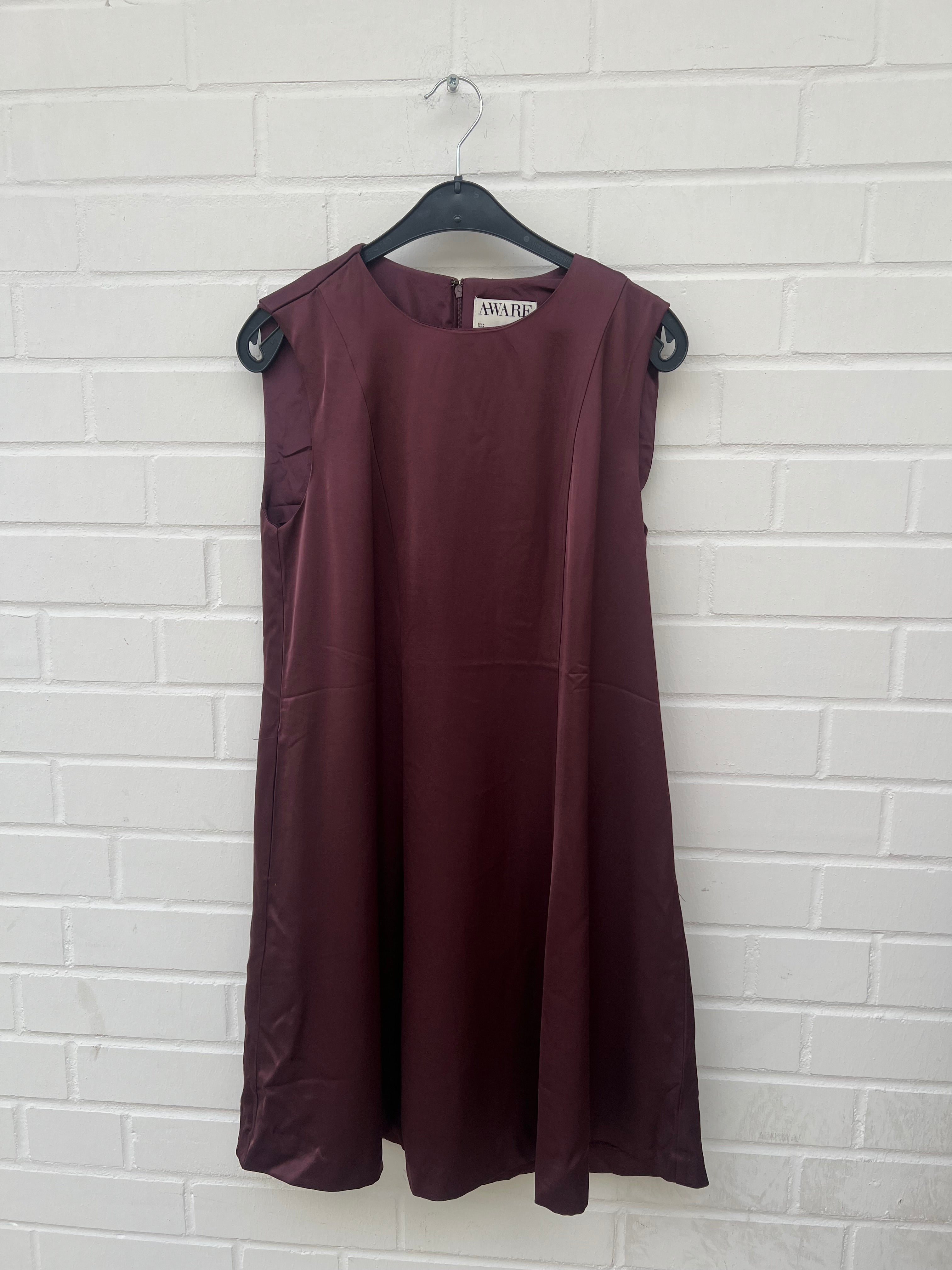 Vero Moda Aware Kurzes Kleid mit Taschen Bordeaux GrM