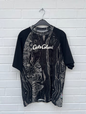 Carlo Colucci Tshirt schwarz muster