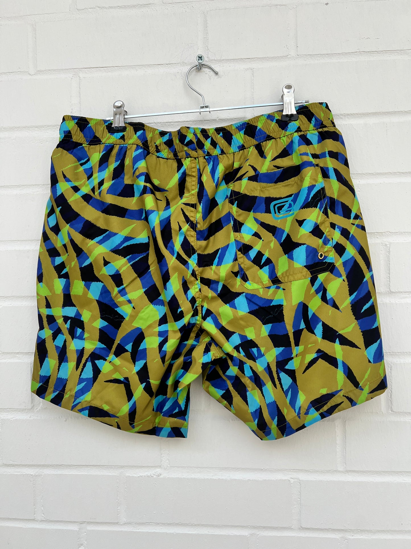 Badehose grünblau muster Gr.M
