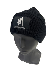 Alessandro Magno Strickmütze schwarz