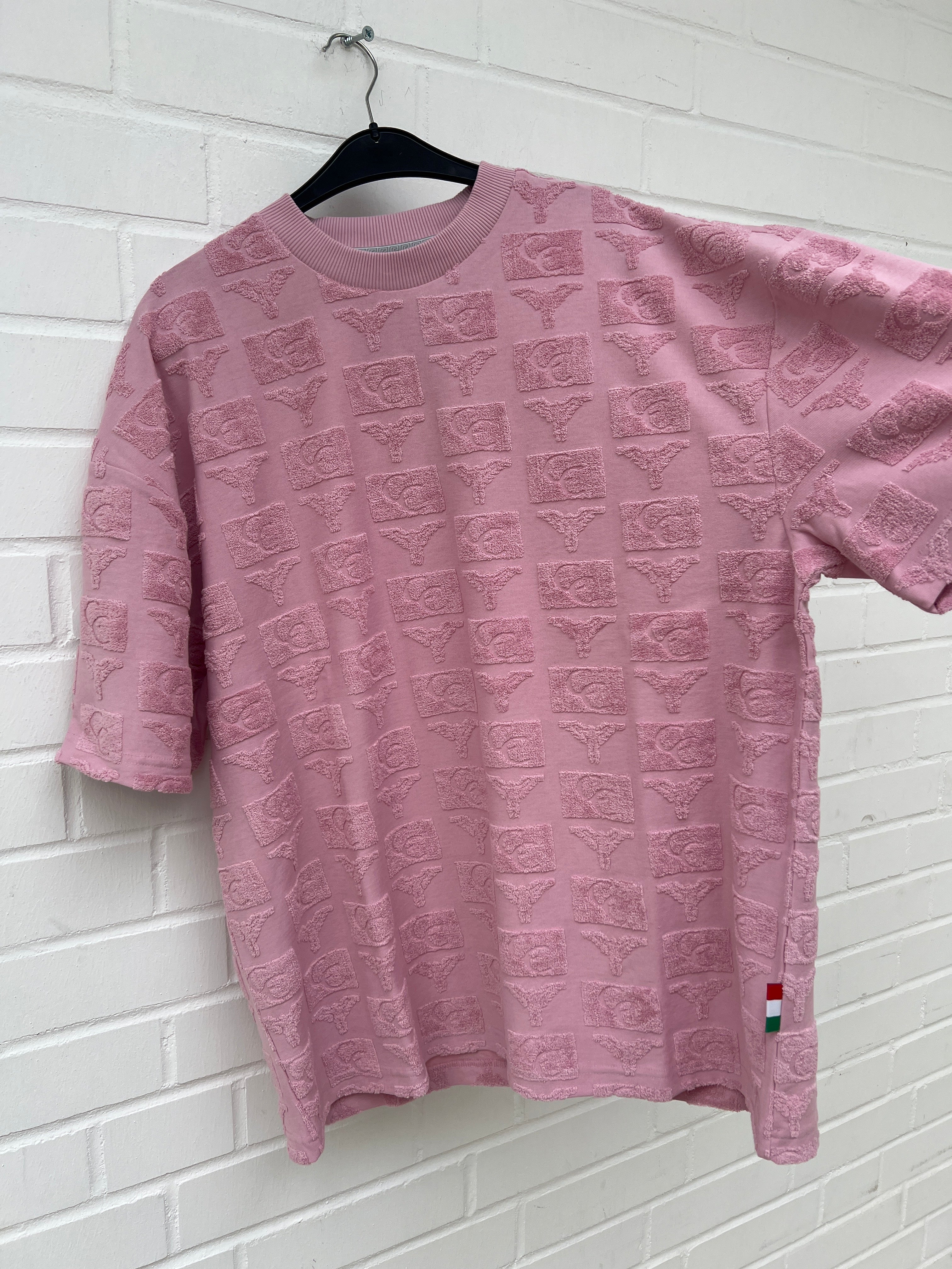 Carlo Colucci Tshirt Frottee rosa