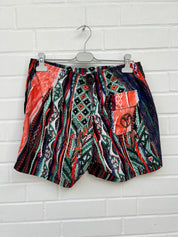 (74) Carlo Colucci Sommer Set Satin Hemd + Badeshort