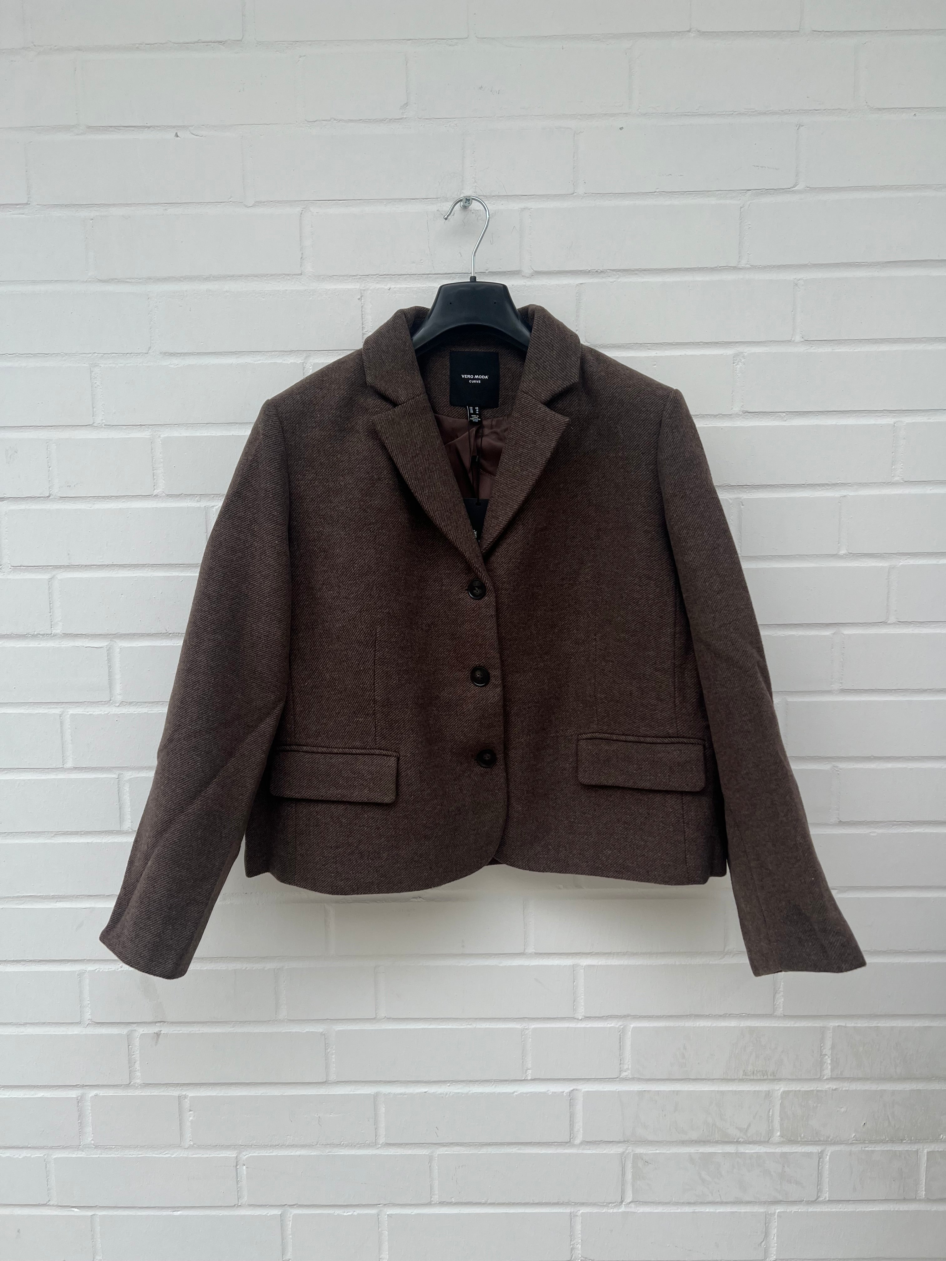 Vero Moda Curve Kurzer Blazer Braun Gr46