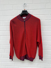 (Stange4) Carlo Colucci Strickjacke rot Gr.L