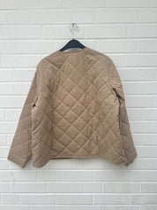 Vero Moda Curve Steppjacke in hellbraun Gr46