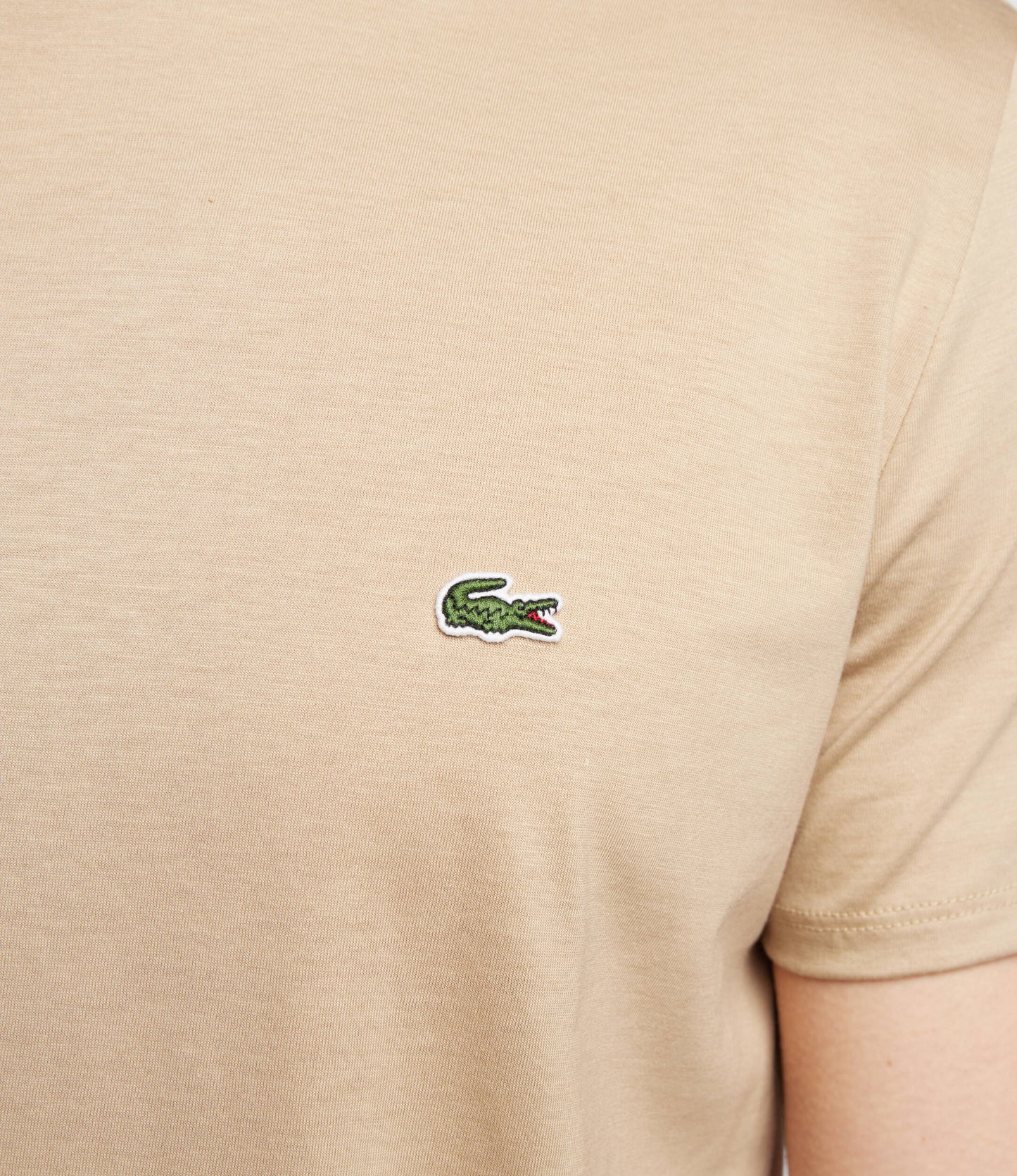 (32) Lacoste T Shirt Regular Fit beige