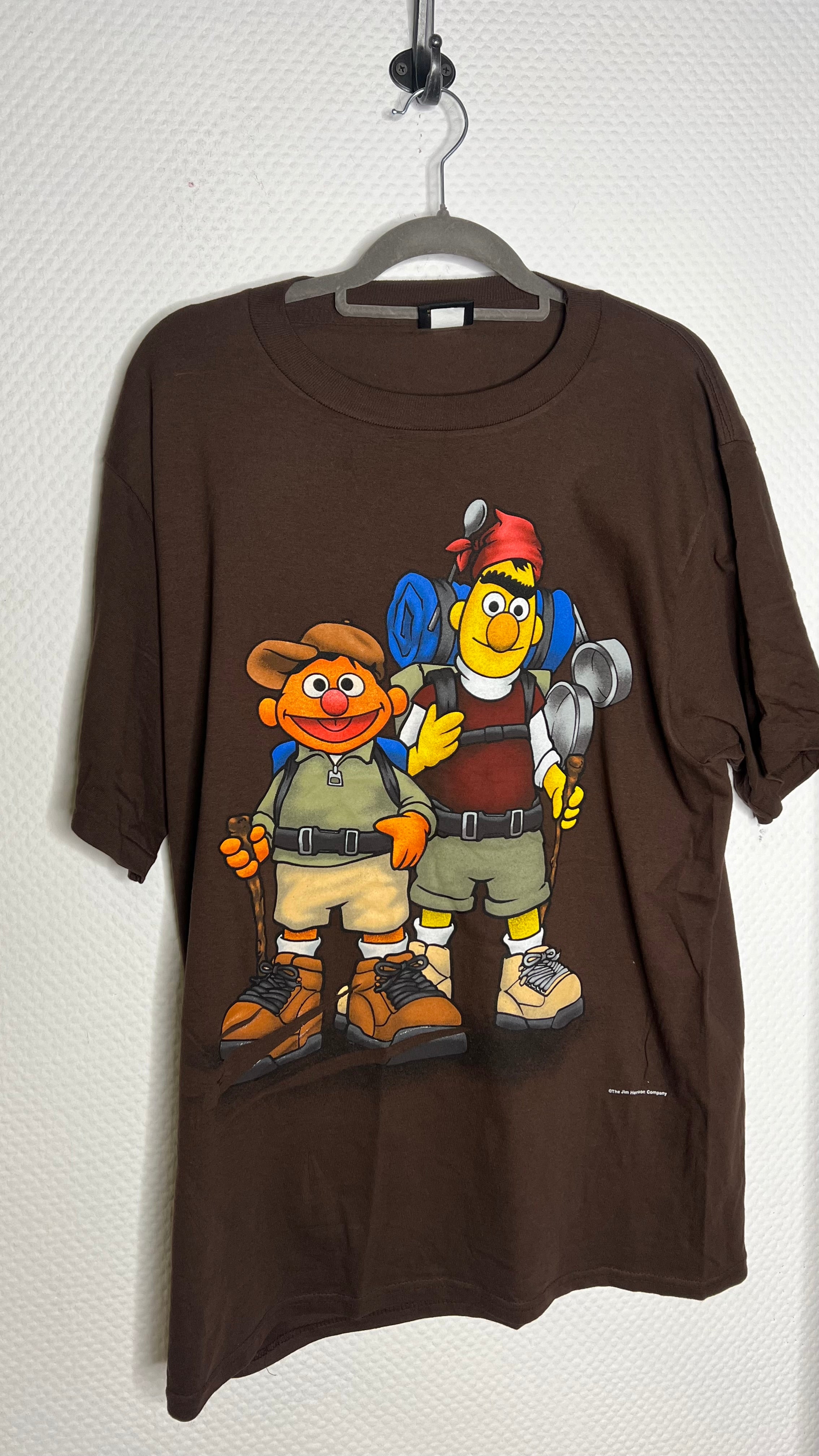 Vintage Ernie & Bert Tshirt braun Gr.L