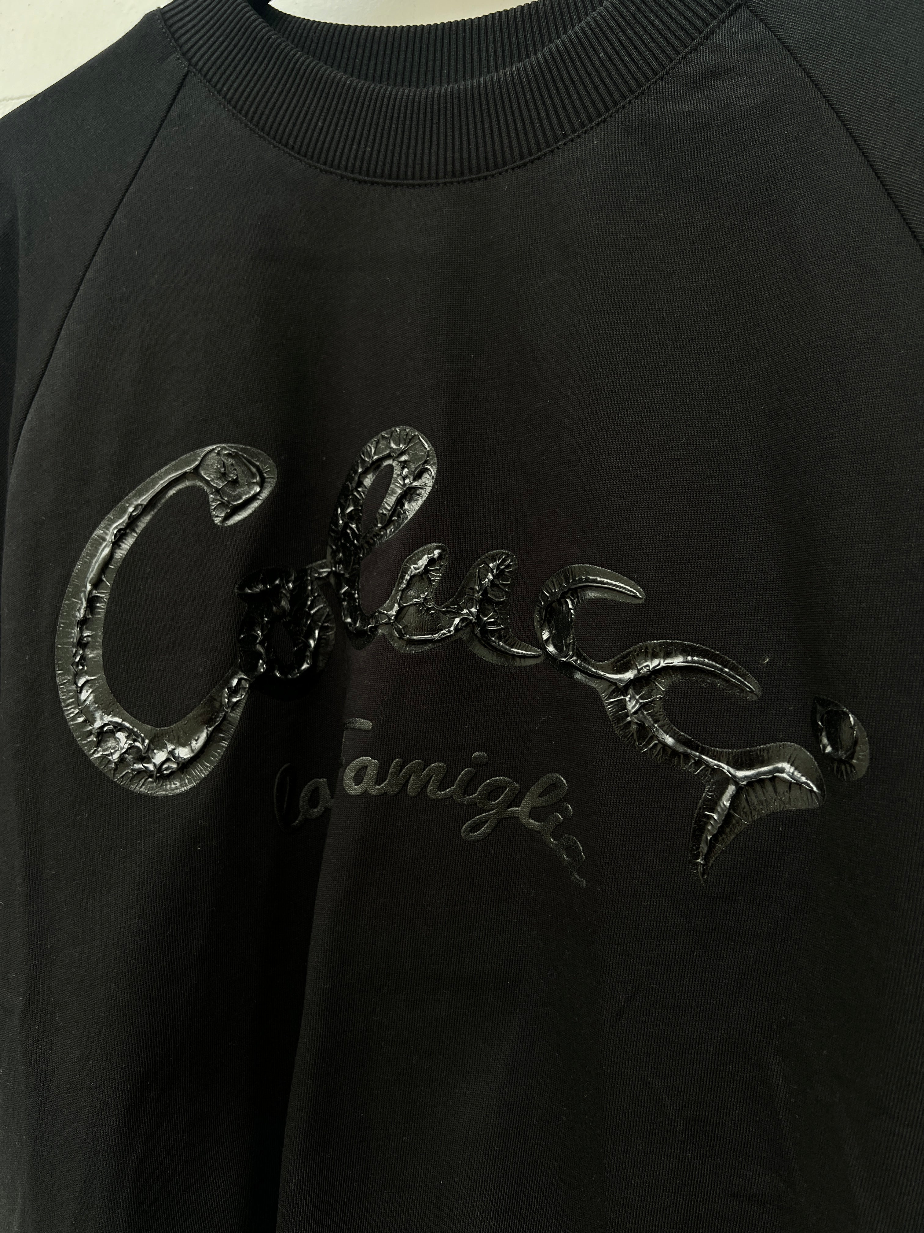(42) Carlo Colucci Tshirt schwarz Gr.S