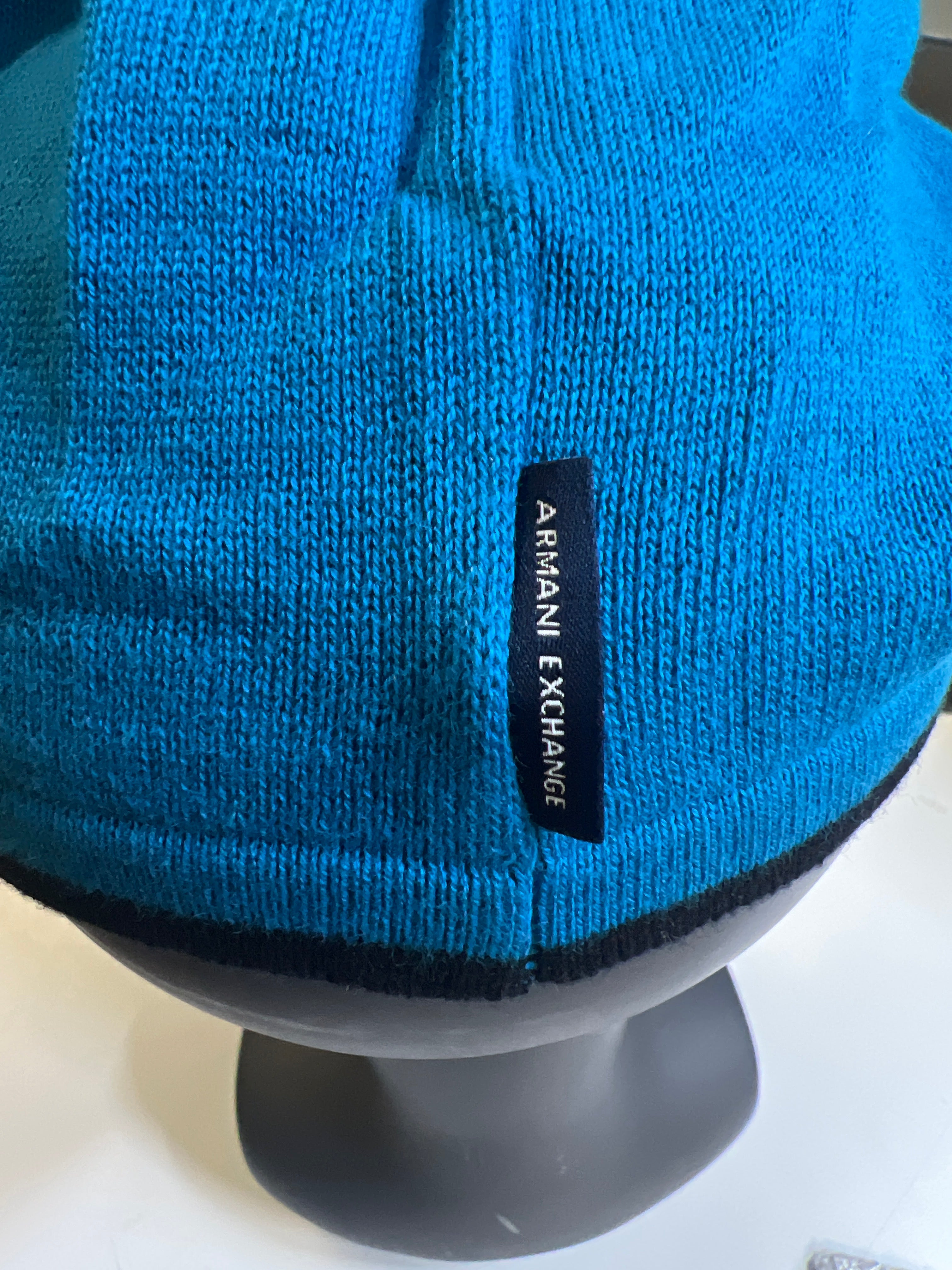 ARMANI EXCHANGE Beanie blue blau