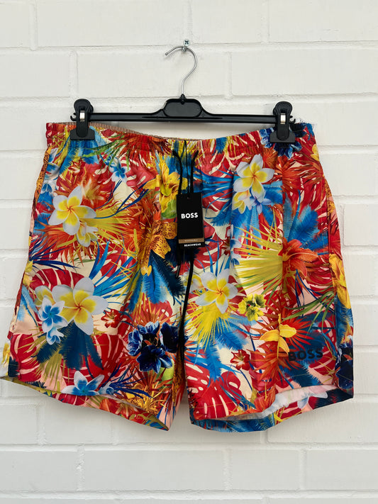 Badehose Hawaii Muster