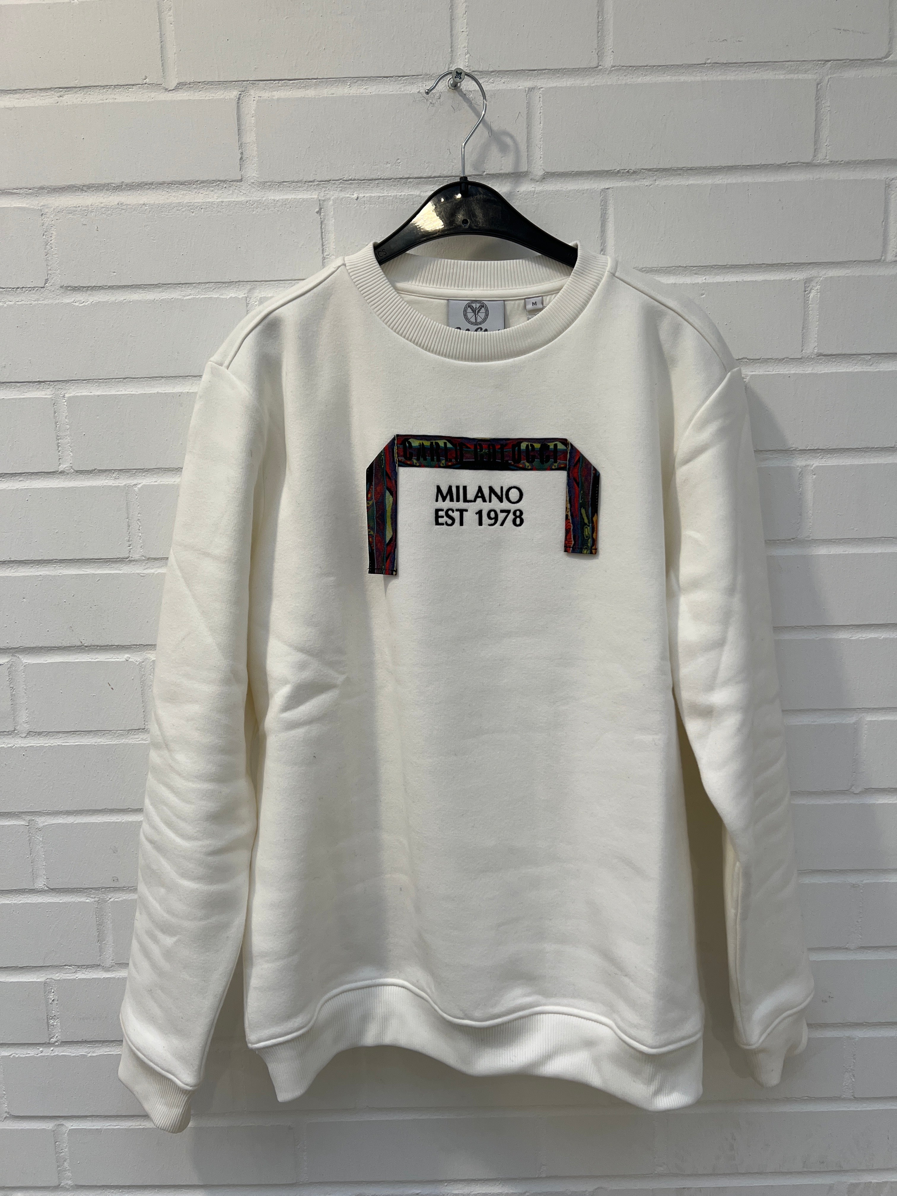 Carlo Colucci Sweatshirt weiß