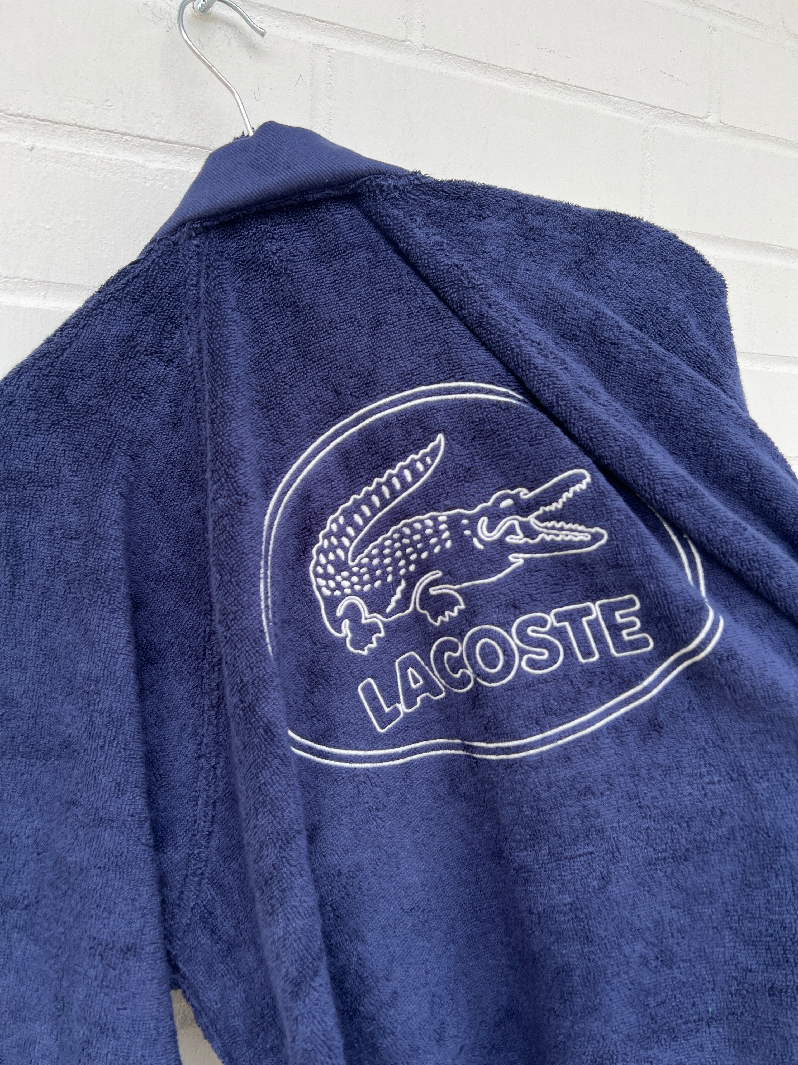(132) LACOSTE Bademantel dunkelblau