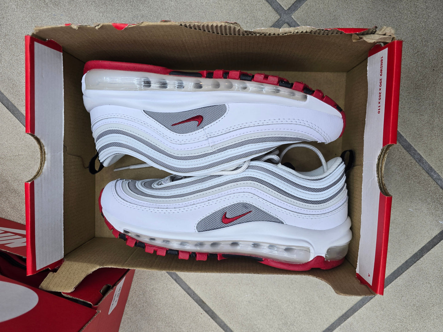 Nike Airmax 97 (GS) weiß rot