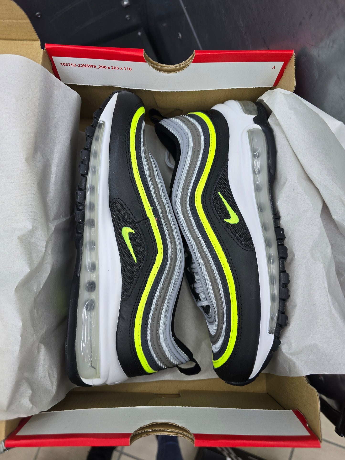 Nike Air Max 97 (GS) pure/platinum/volt/black white